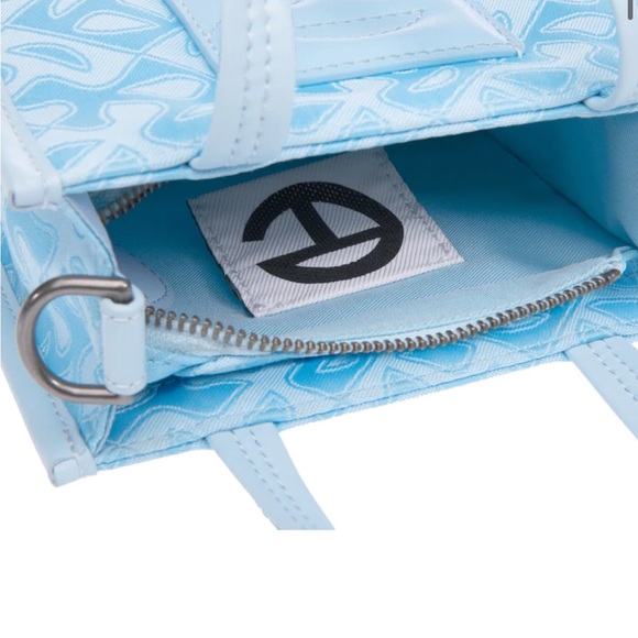 Telfar NWT Monogram Jacquard Small pool blue crossbody/shoulder bag! - Picture 5 of 6